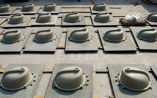 Sink pre-installed before shipped
