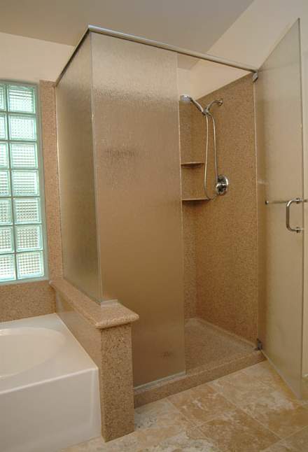 Harvest Gold Shower Surround