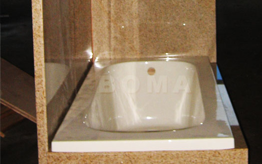 Harvest Gold Tub Surround