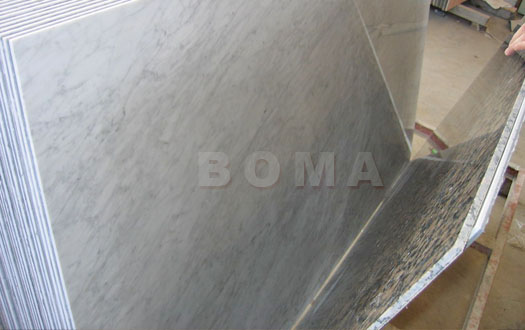 8mm - super thin White Carrara tub surround