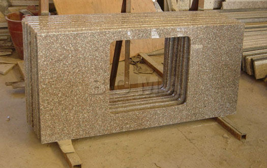 Blossom Plum Countertop wt undermount sink cutout