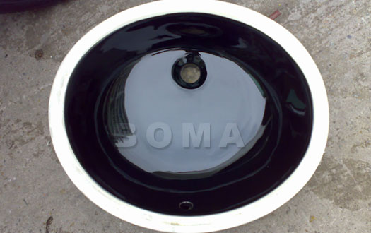 17x14 black undermount BMU-1714BL