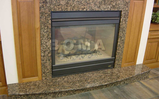 Baltic Brown Fireplace Surround